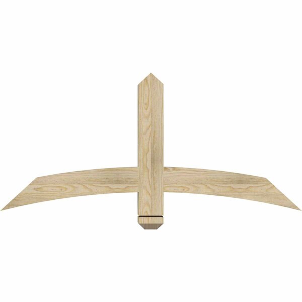 Ekena Millwork Bellingham Rough Sawn Timber Gable Bracket, Douglas Fir, 48"W x 22"H x 4"D x 4"F, 11/12 Pitch GBW048X22X0404BEL00RDF - main